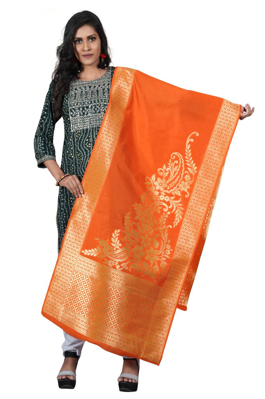 Banarasi Silk Fancy Wear Designer Dupatta Collection